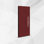 Porte Prestige gamme ciselée modèle Zoé vue de 3/4