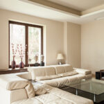 Fenêtre bois B80 excellence dans un salon