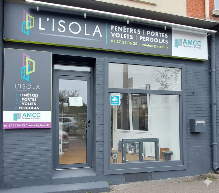 magasin de L'isola Fresnes fenêtres et portes dans le Val de Marne