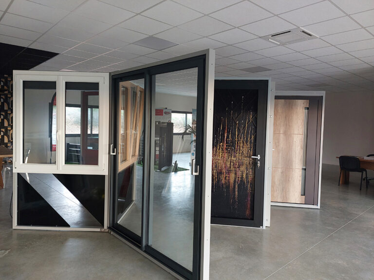 Showroom de la Menuiserie Cantuel Laurent dans le Cantal